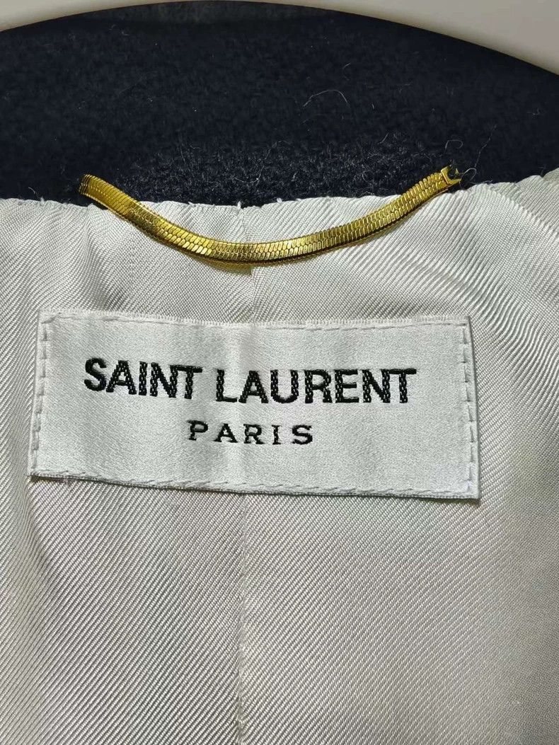 Saint Laurent Paris Saint Laurent Ivory Tweed Jacket with Tags Size M / US 6-8 / IT 42-44 - 5 Thumbnail