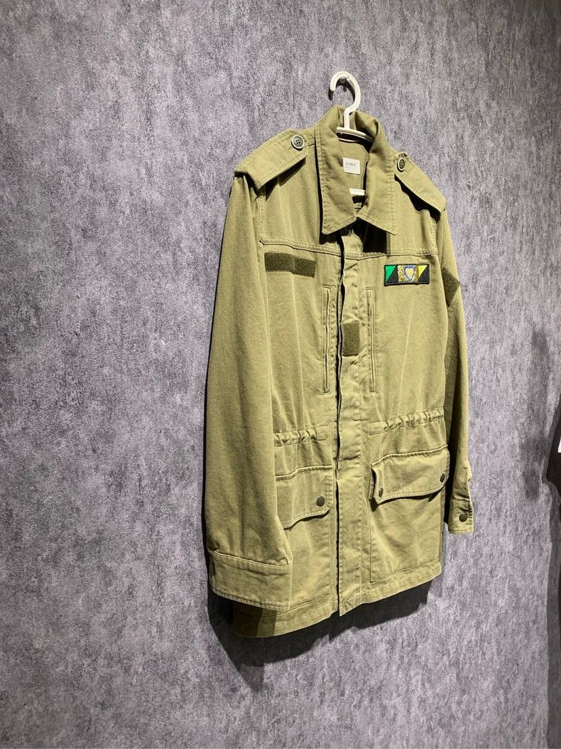Saint Laurent Paris Saint Laurent Shark Green Jacket Size M / US 6-8 / IT 42-44 - 3 Thumbnail
