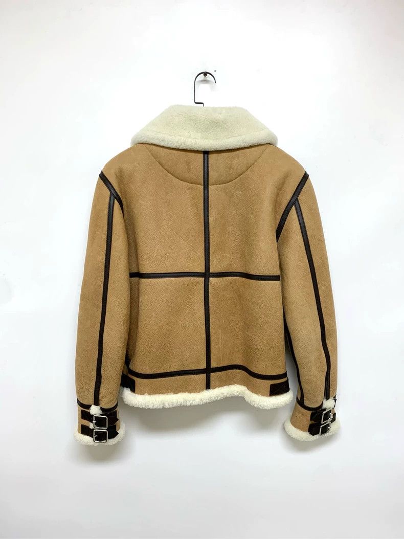 Loewe Loewe Shearling Jacket with Leathers Details Size L / US 10 / IT 46 - 2 Thumbnail