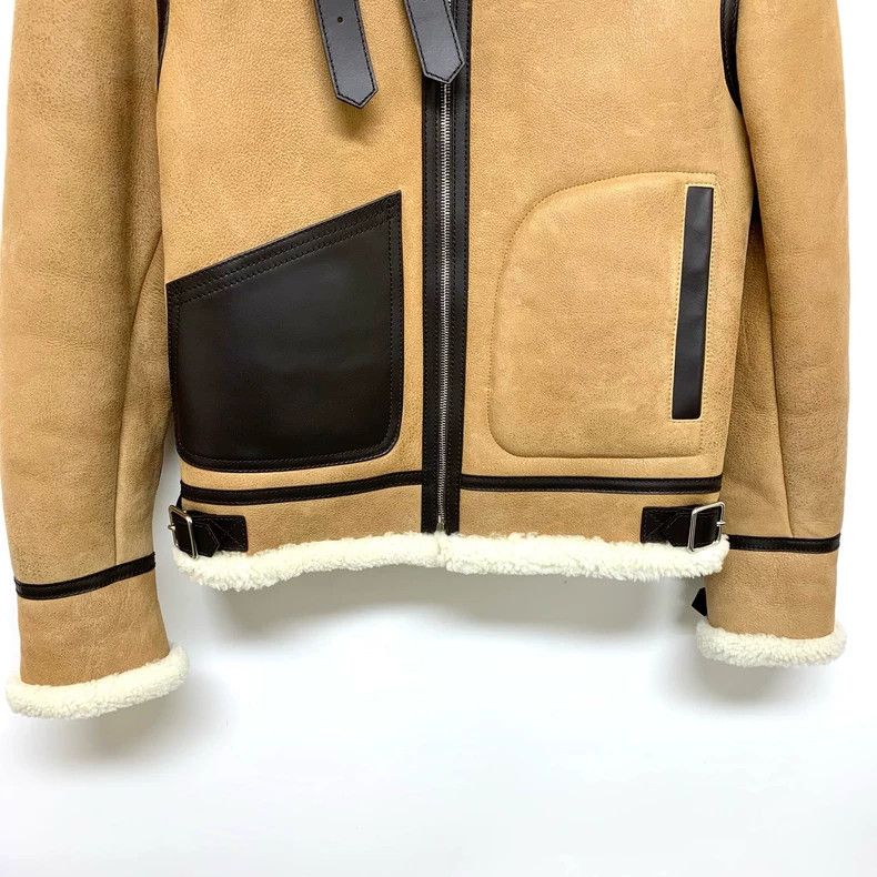 Loewe Loewe Shearling Jacket with Leathers Details Size L / US 10 / IT 46 - 7 Thumbnail