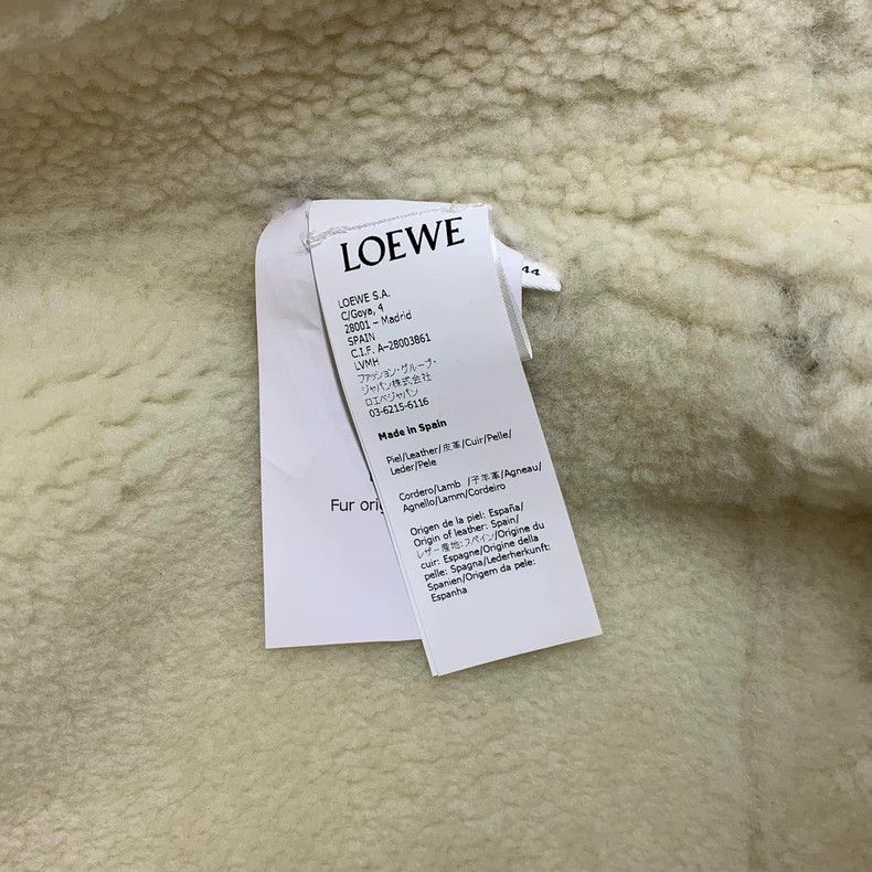 Loewe Loewe Shearling Jacket with Leathers Details Size L / US 10 / IT 46 - 4 Thumbnail