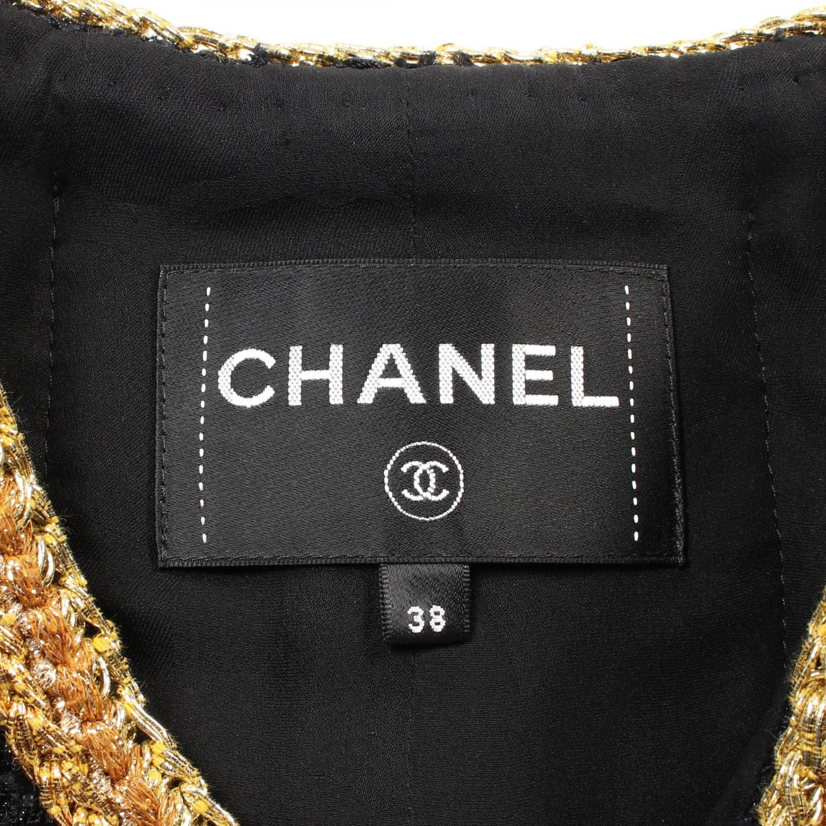 Chanel Chanel Chanel No Collar Jacket Nylon Polyester Jacket Others Outerwear P72526V64243 Size ONE SIZE - 3 Thumbnail
