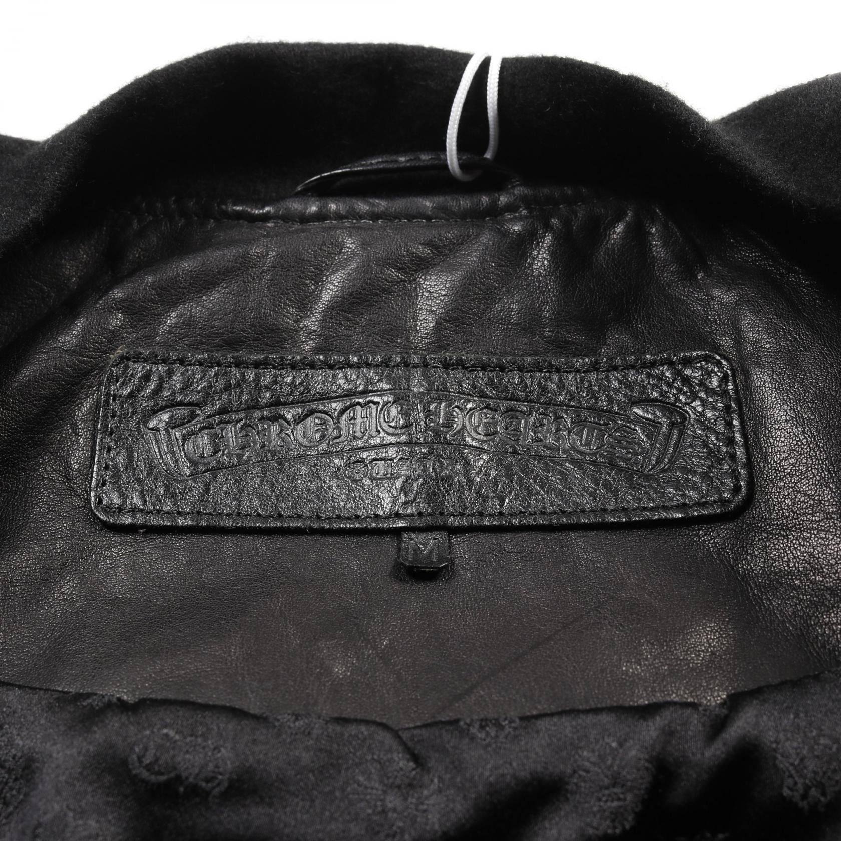 Chrome Hearts Other Chrome Hearts Leather Cashmere Outerwear Leather Outerwear 2225-304-6350 Size ONE SIZE - 3 Thumbnail