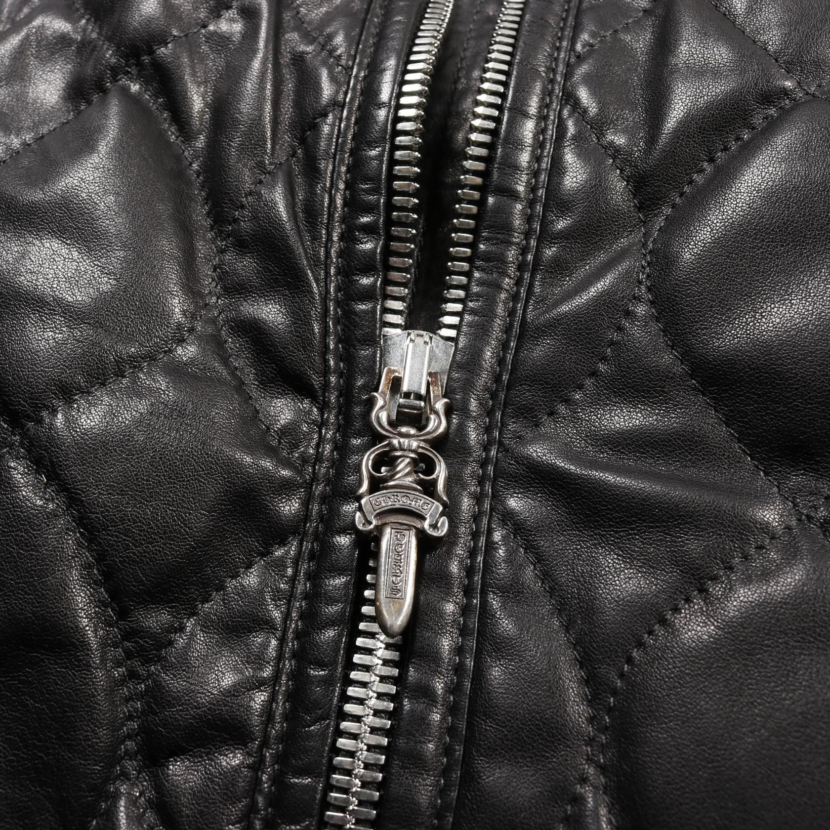 Chrome Hearts Other Chrome Hearts Leather Cashmere Outerwear Leather Outerwear 2225-304-6350 Size ONE SIZE - 8 Thumbnail