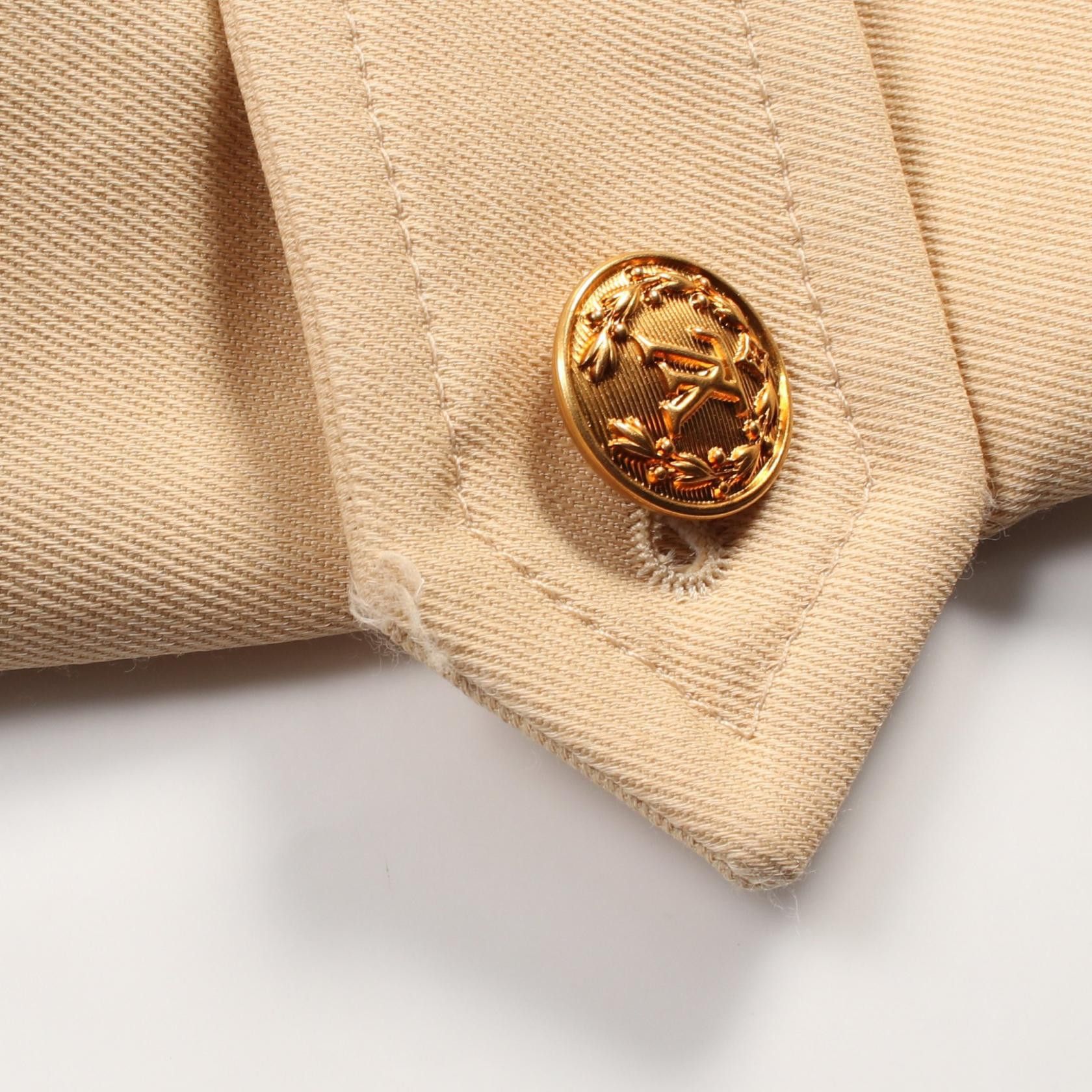 Louis Vuitton Louis Vuitton Louis Vuitton Belt Collar LV Button Wool Viscose Coat Others Outerwear RW231W US8 FOCX27 Size ONE SIZE - 6 Thumbnail
