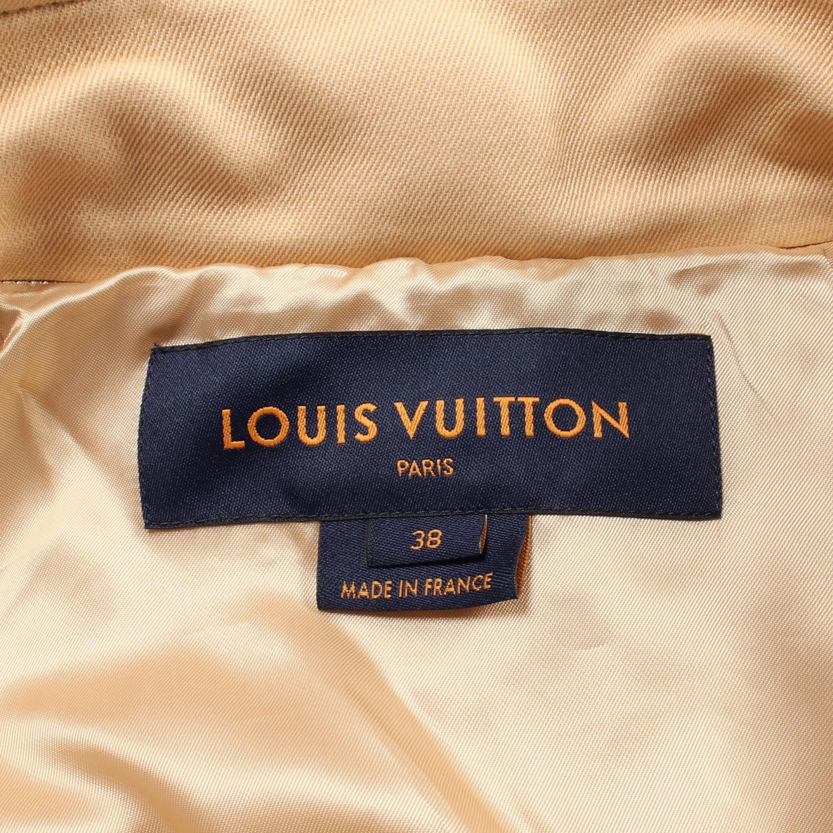 Louis Vuitton Louis Vuitton Louis Vuitton Belt Collar LV Button Wool Viscose Coat Others Outerwear RW231W US8 FOCX27 Size ONE SIZE - 3 Thumbnail