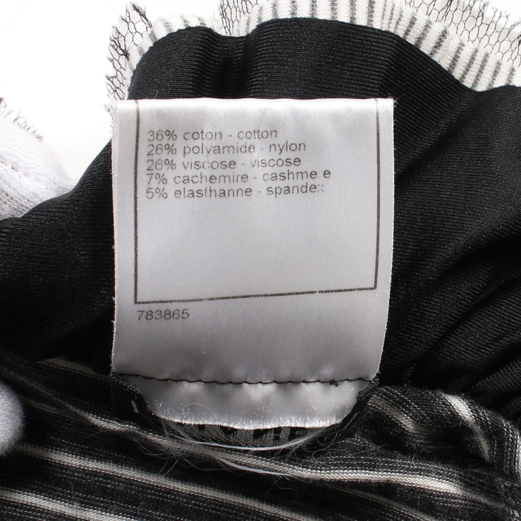 Chanel Chanel Chanel Cutsew Cotton Nylon Top Cotton Tops P34294K00963 Size ONE SIZE - 4 Thumbnail