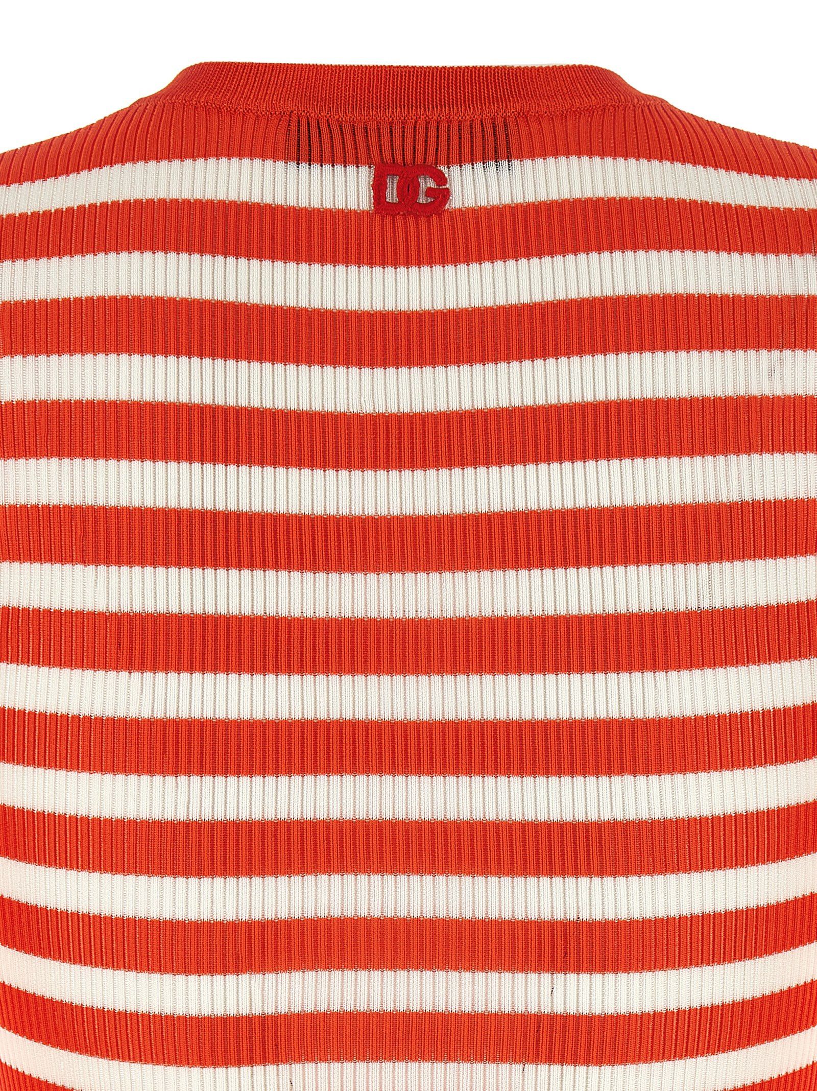 Dolce & Gabbana Striped Viscose Cardigan Size S / US 4 / IT 40 - 4 Thumbnail