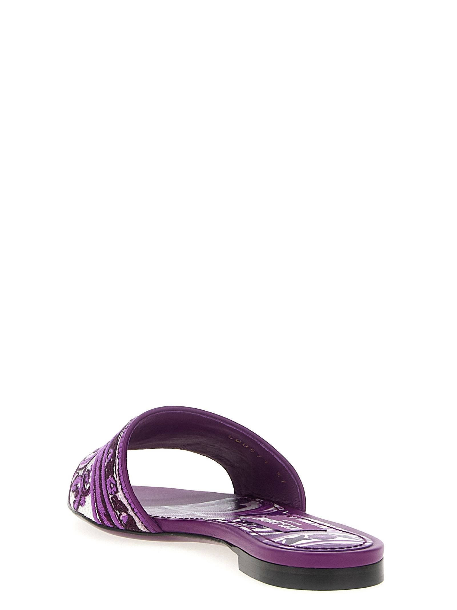 Dolce & Gabbana 'Maiolica' Embroidery Slides Size US 6 / IT 36 - 3 Thumbnail