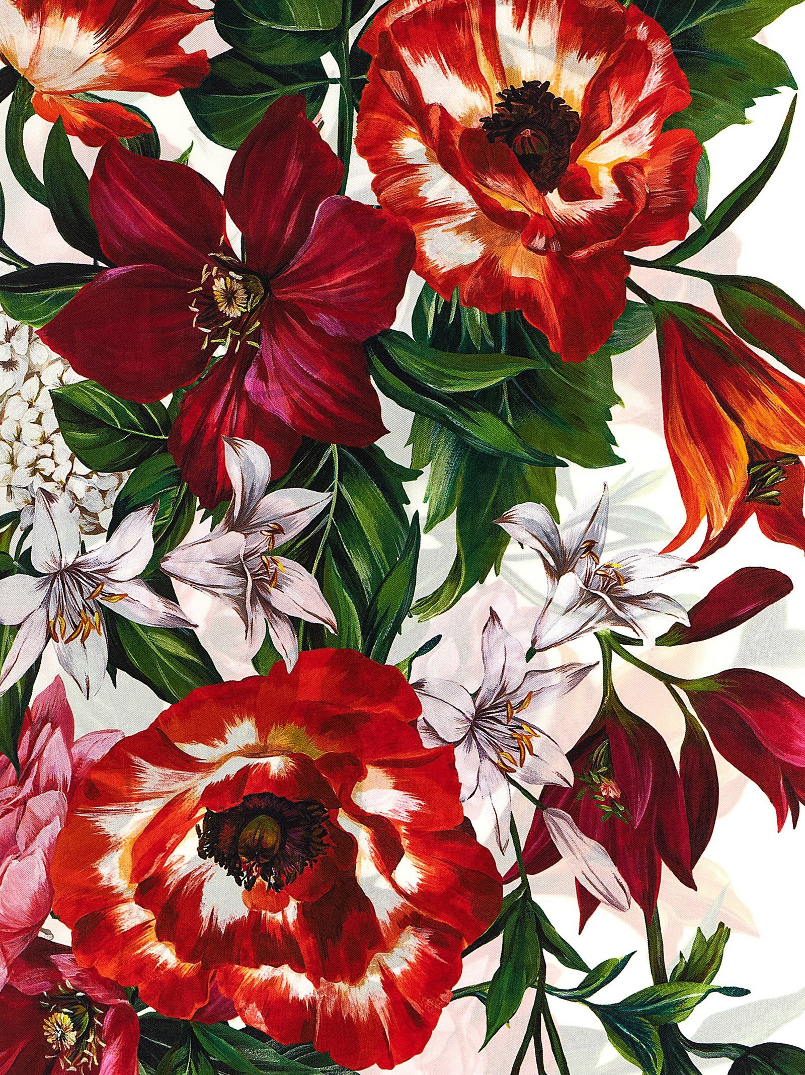 Dolce & Gabbana Floral Print Scarf Size ONE SIZE - 3 Thumbnail