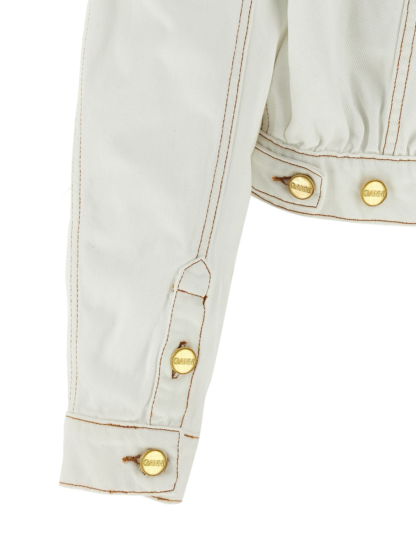 Ganni Denim Jacket Size XS / US 0-2 / IT 36-38 - 4 Thumbnail