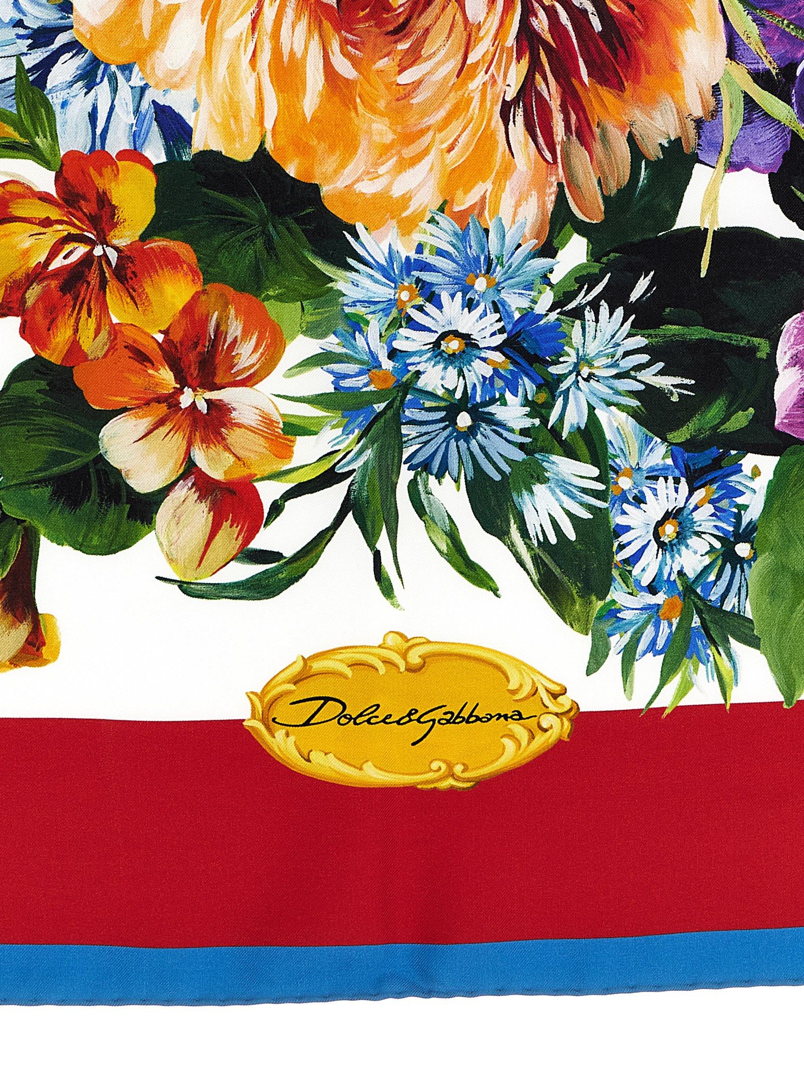 Dolce & Gabbana Floral Print Scarf Size ONE SIZE - 2 Thumbnail