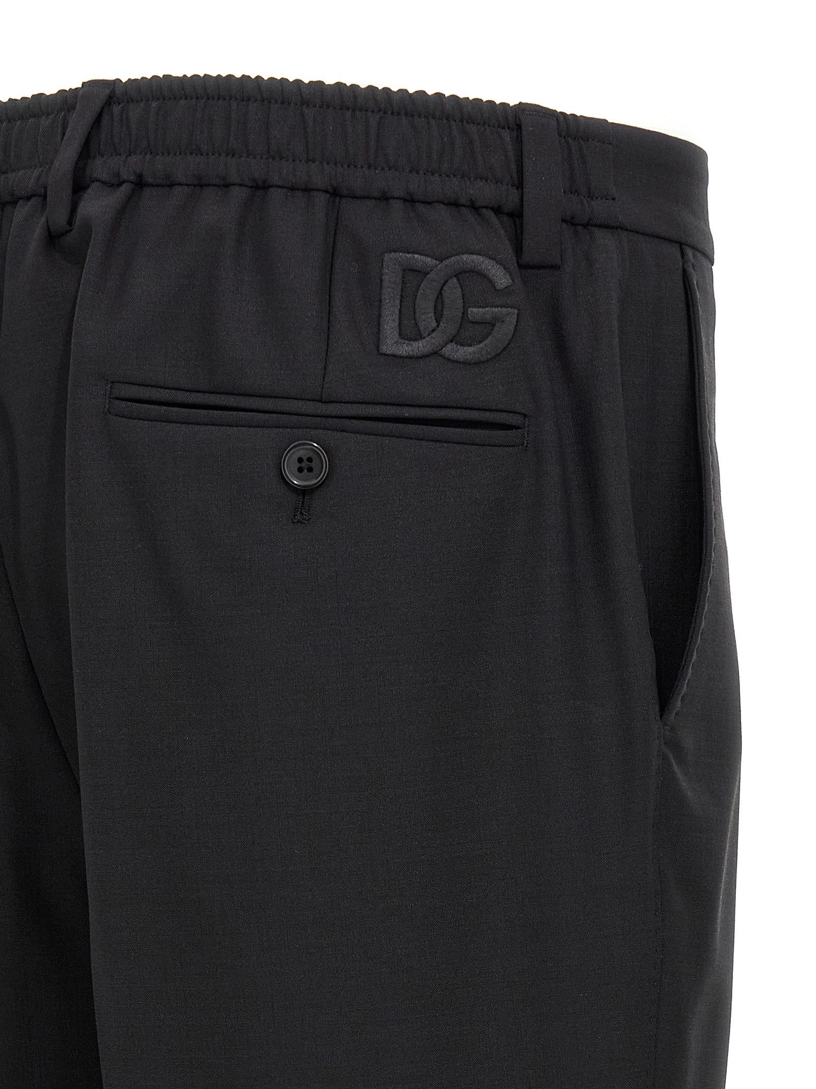 Dolce & Gabbana Logo Embroidery Pants Size US 36 / EU 52 - 4 Thumbnail