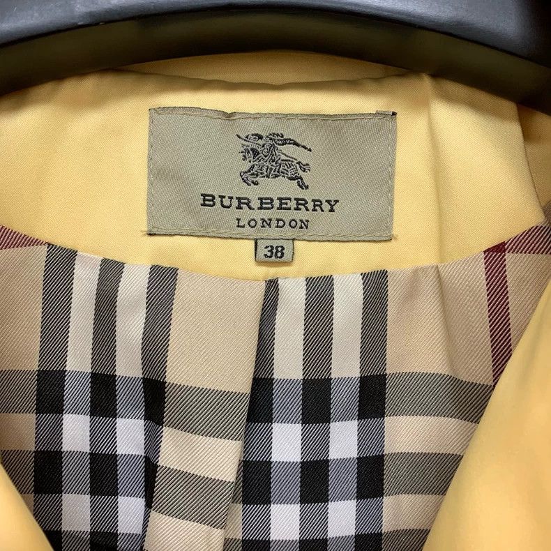 Burberry Burberry Yellow Casual Windbreaker Coat Size M / US 6-8 / IT 42-44 - 4 Thumbnail