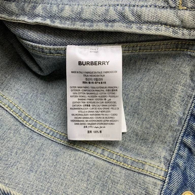 Burberry Burberry Denim Jacket Size 48 Classic Style Size L / US 10 / IT 46 - 4 Thumbnail