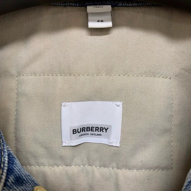 Burberry Burberry Denim Jacket Size 48 Classic Style Size L / US 10 / IT 46 - 3 Thumbnail