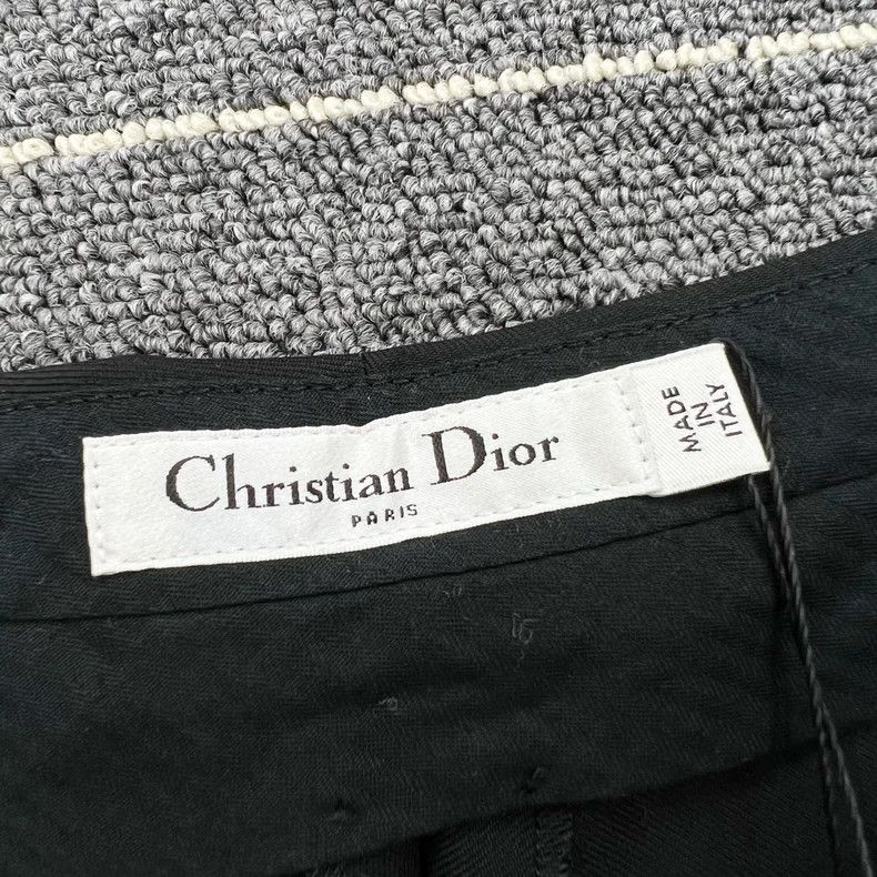Dior New Dior Black Wool Shorts Size 34 Size 34" / US 12 / IT 48 - 5 Thumbnail