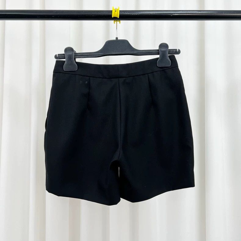 Dior New Dior Black Wool Shorts Size 34 Size 34" / US 12 / IT 48 - 2 Thumbnail