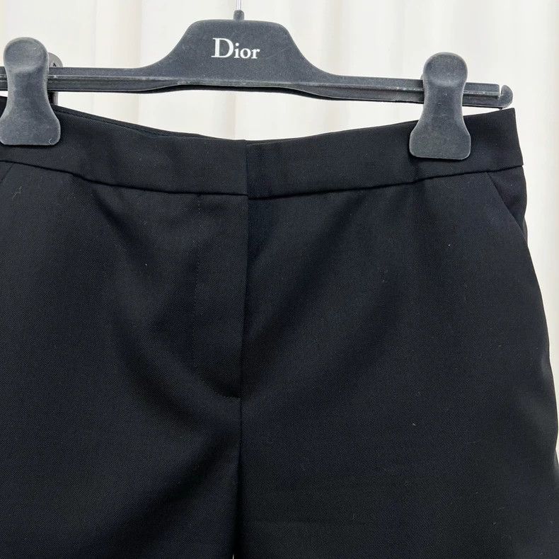 Dior New Dior Black Wool Shorts Size 34 Size 34" / US 12 / IT 48 - 6 Thumbnail