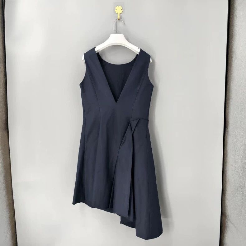 Dior Dior Sleeveless Dress in Dark Blue Size M / US 6-8 / IT 42-44 - 2 Thumbnail