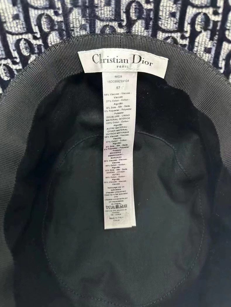 Dior Dior Thick Velvet Printed Fisherman Hat Size ONE SIZE - 4 Thumbnail