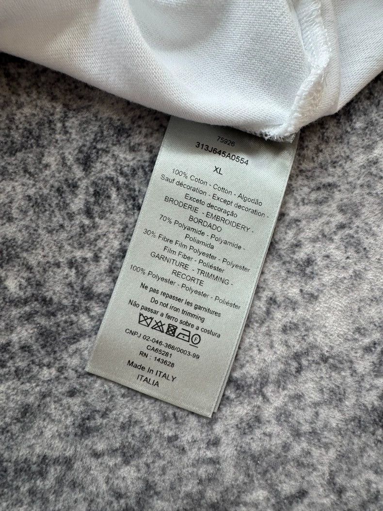 Dior Dior White High Collar Embroidered Sweatshirt Size XL / US 12-14 / IT 48-50 - 6 Thumbnail