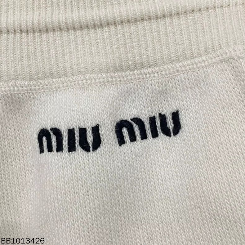 Miu Miu Miu Miu Logo Cashmere Shorts Size 38" / US 16 / IT 52 - 7 Thumbnail