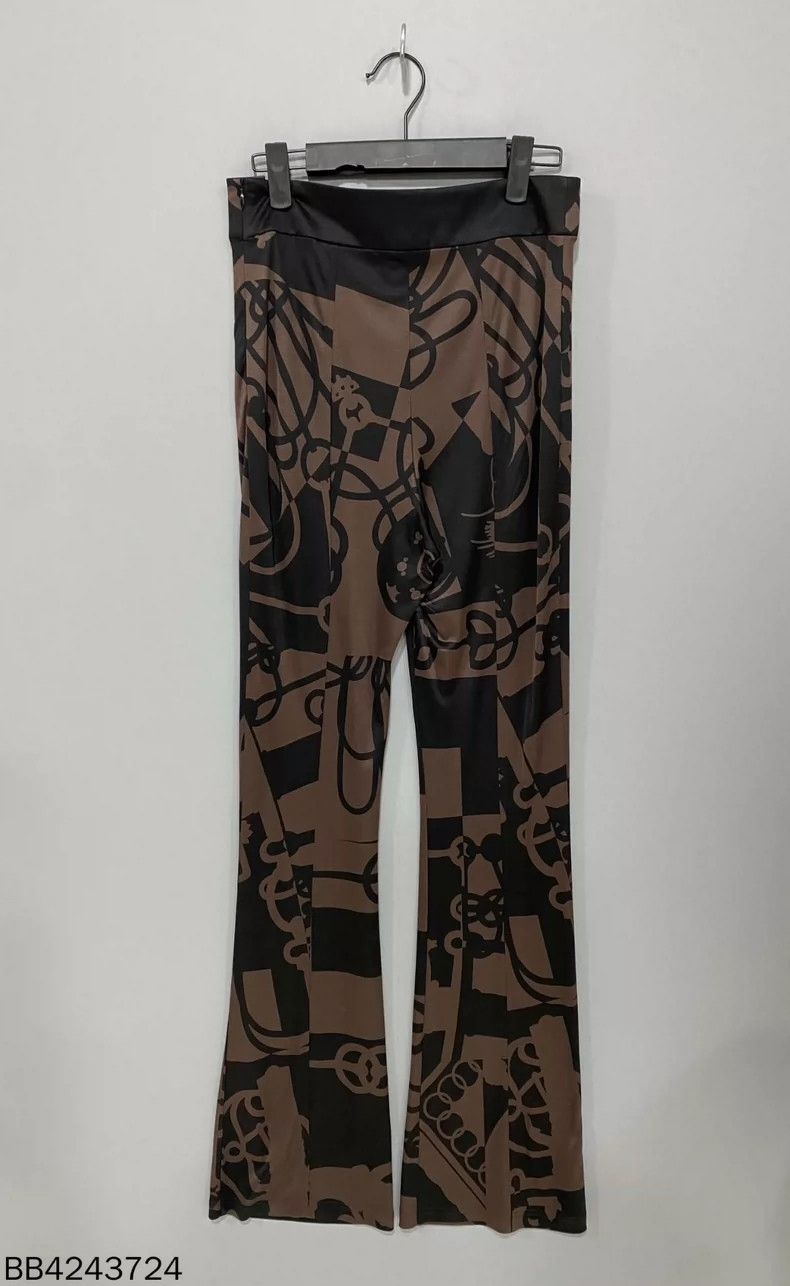 Hermes Hermes Silk Micro Flare Pants Size 36" / US 14 / IT 50 - 2 Thumbnail