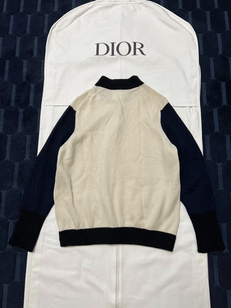 Chanel Chanel Black and White Knit Cardigan Size M / US 6-8 / IT 42-44 - 2 Thumbnail