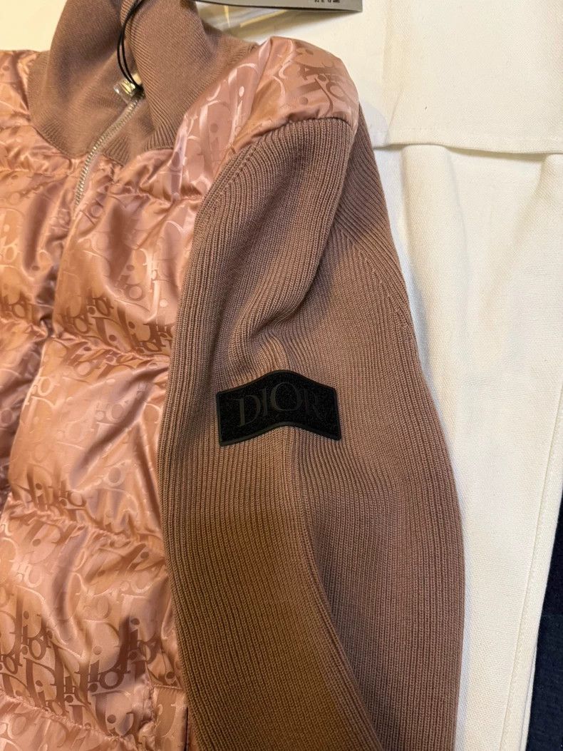 Dior Dior Pink Logo Down Jacket with Tags Size M / US 6-8 / IT 42-44 - 3 Thumbnail