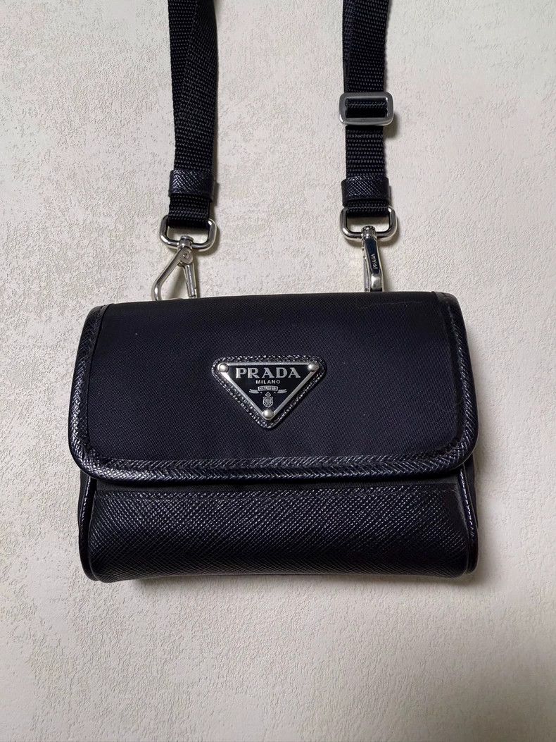 Prada Prada Nylon Shoulder Crossbody Bag with Box Size ONE SIZE - 2 Thumbnail