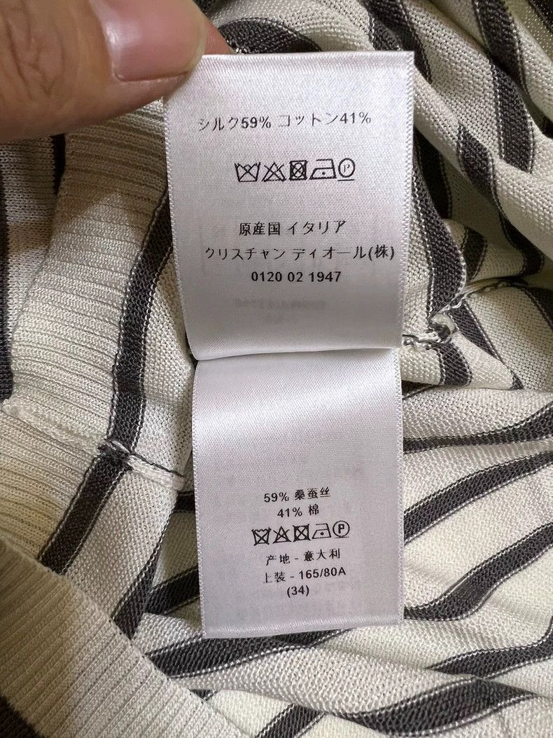 Dior Dior Black and White Logo Knit Sweater Size S / US 4 / IT 40 - 5 Thumbnail