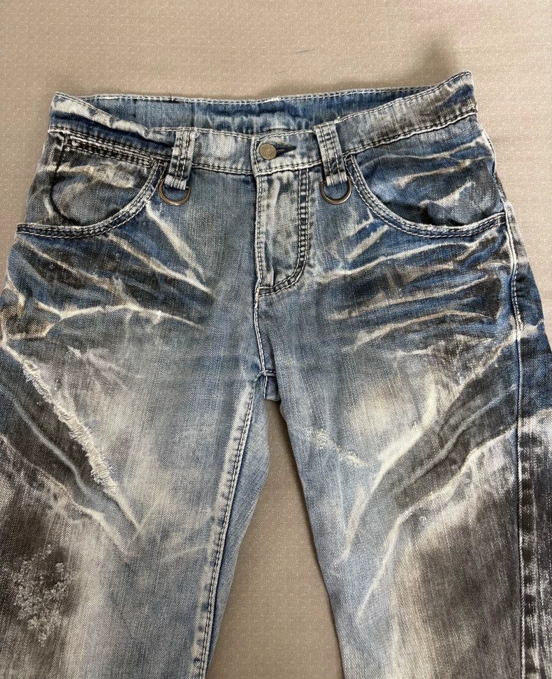 Yohji Yamamoto Vintage Distressed Denim Shorts Size US 31 - 5 Thumbnail