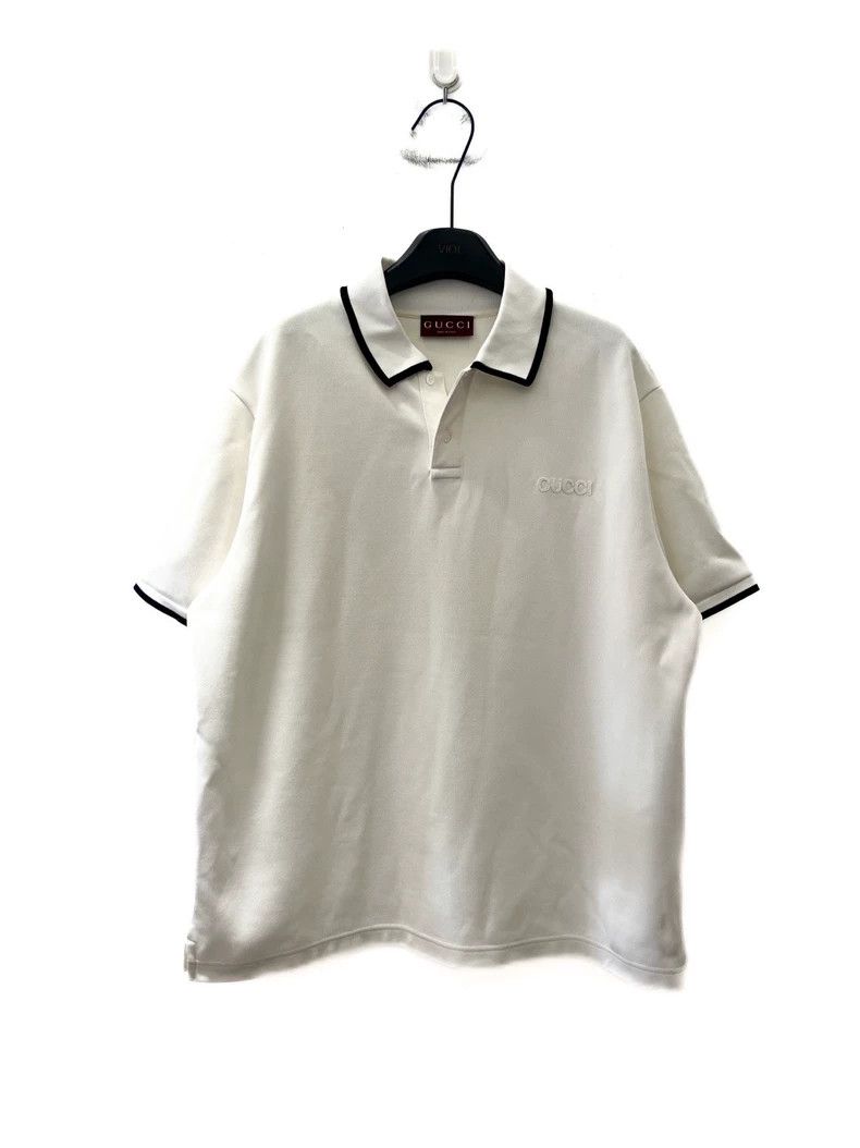 Gucci Gucci Short Sleeve Logo Polo Shirt Size US M / EU 48-50 / 2 - 2 Thumbnail