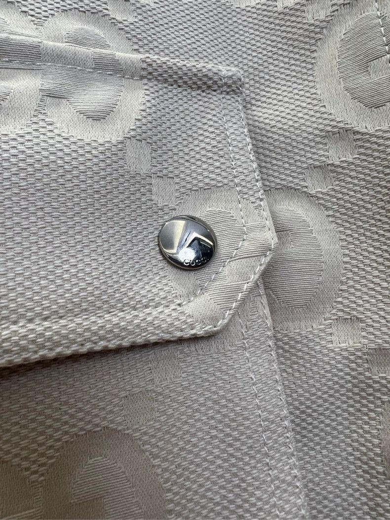 Gucci Gucci Beige Full Print Zip Jacket Size US L / EU 52-54 / 3 - 4 Thumbnail