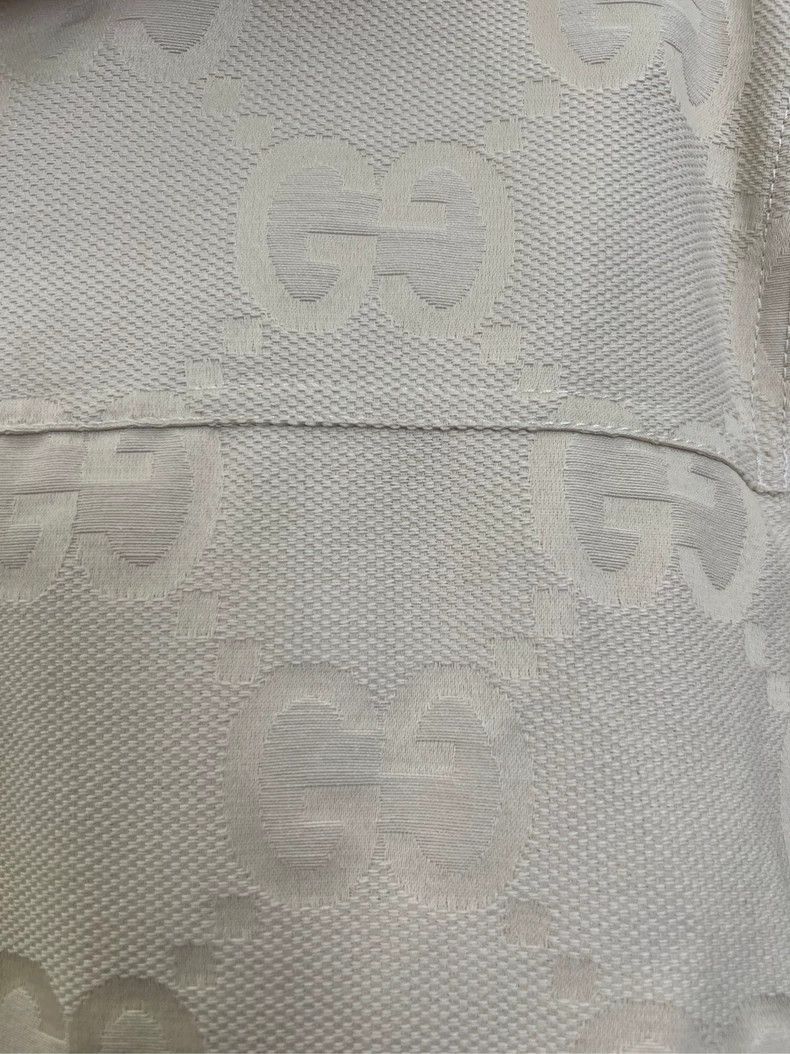 Gucci Gucci Beige Full Print Zip Jacket Size US L / EU 52-54 / 3 - 5 Thumbnail
