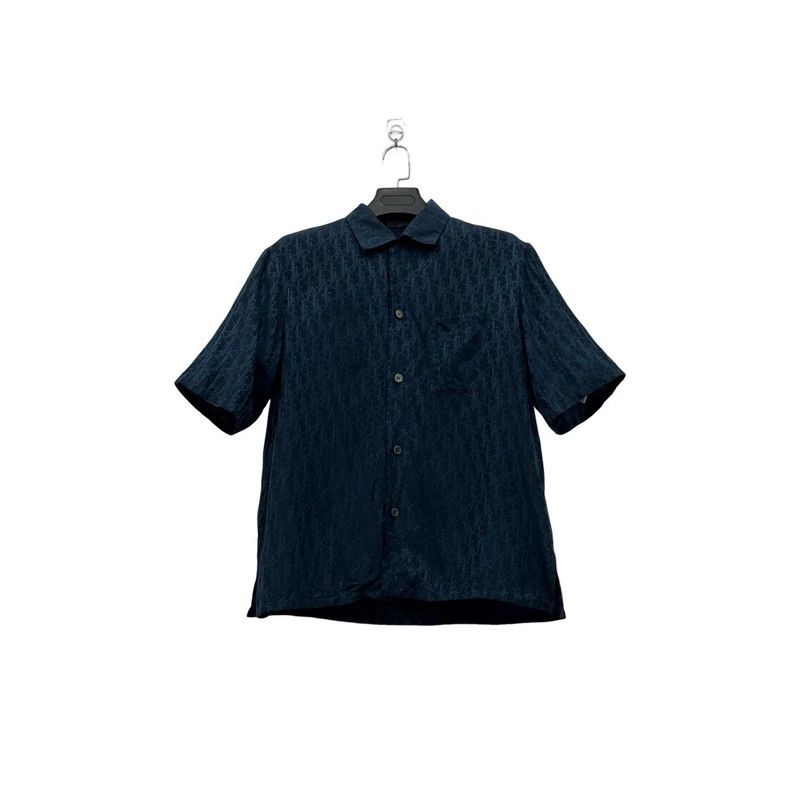 Dior Dior Short Sleeve Silk Shirt with Logo Size US L / EU 52-54 / 3 - 2 Thumbnail