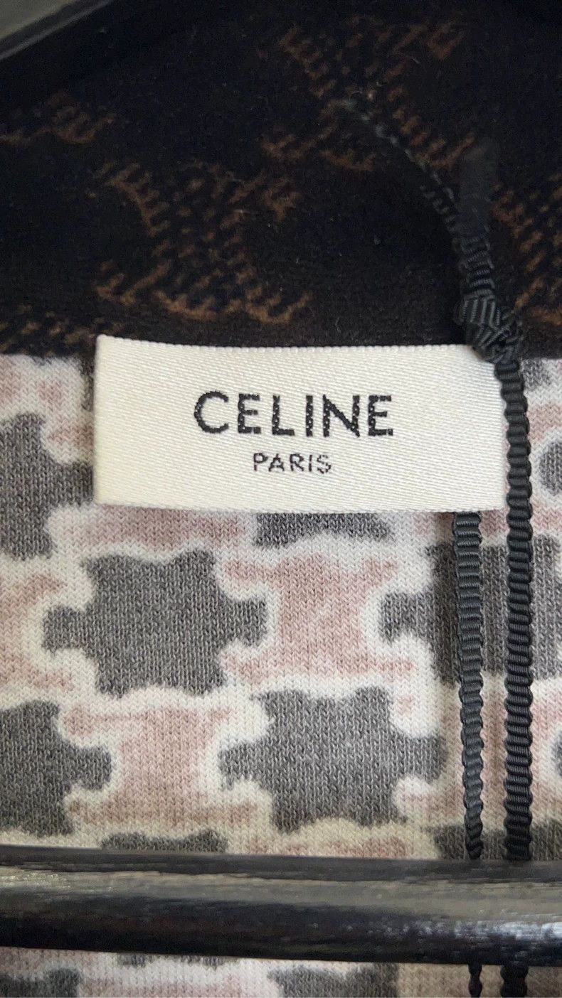 Celine Velvet Print Jacket by Celine Size US S / EU 44-46 / 1 - 5 Thumbnail