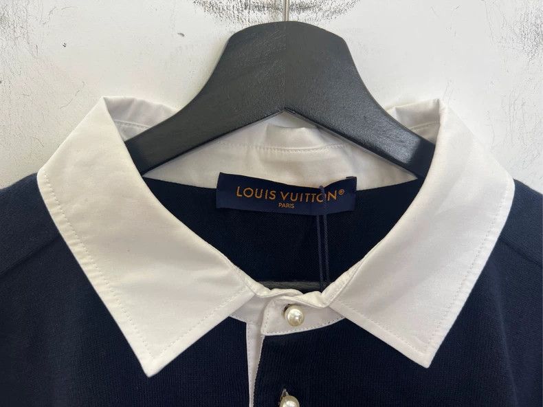 Louis Vuitton Louis Vuitton Embroidered Short Sleeve Polo Shirt Size US L / EU 52-54 / 3 - 5 Thumbnail