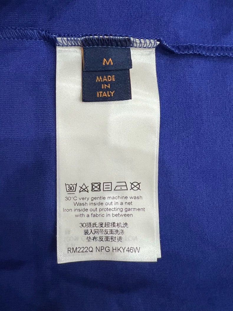 Louis Vuitton Louis Vuitton Blue Short Sleeve T-Shirt Size US L / EU 52-54 / 3 - 7 Thumbnail