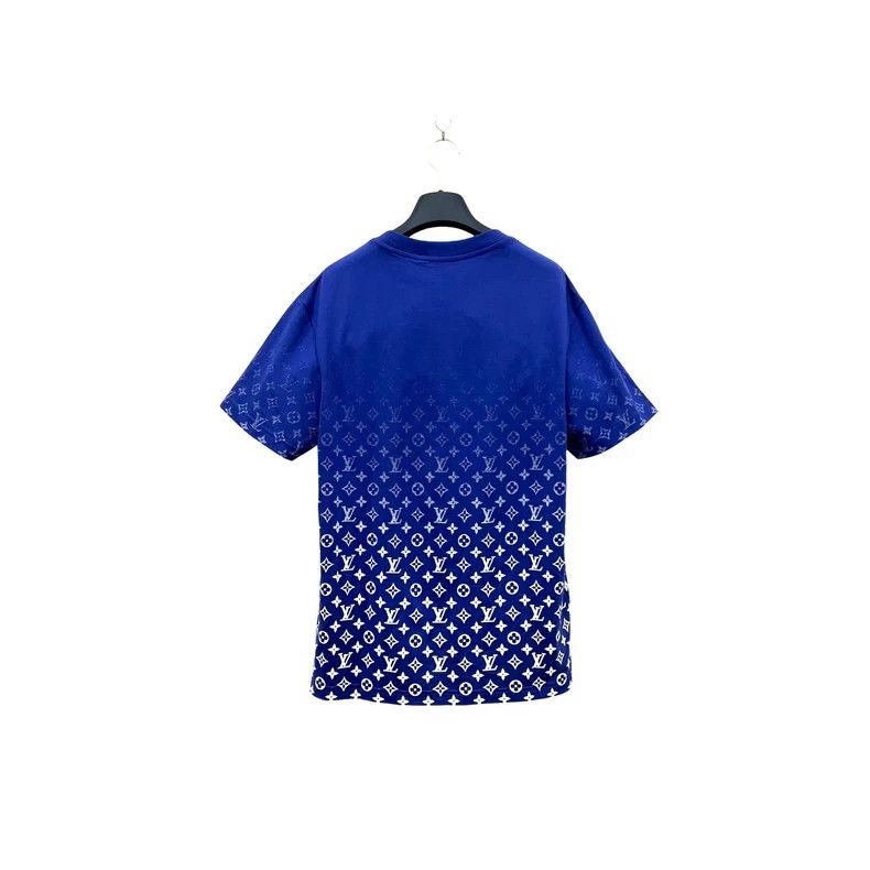 Louis Vuitton Louis Vuitton Blue Short Sleeve T-Shirt Size US L / EU 52-54 / 3 - 4 Thumbnail