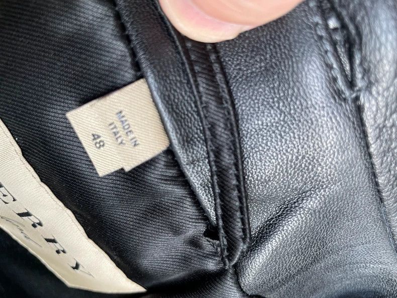 Burberry Burberry Leather Jacket for Men Size 48 Size US L / EU 52-54 / 3 - 3 Thumbnail
