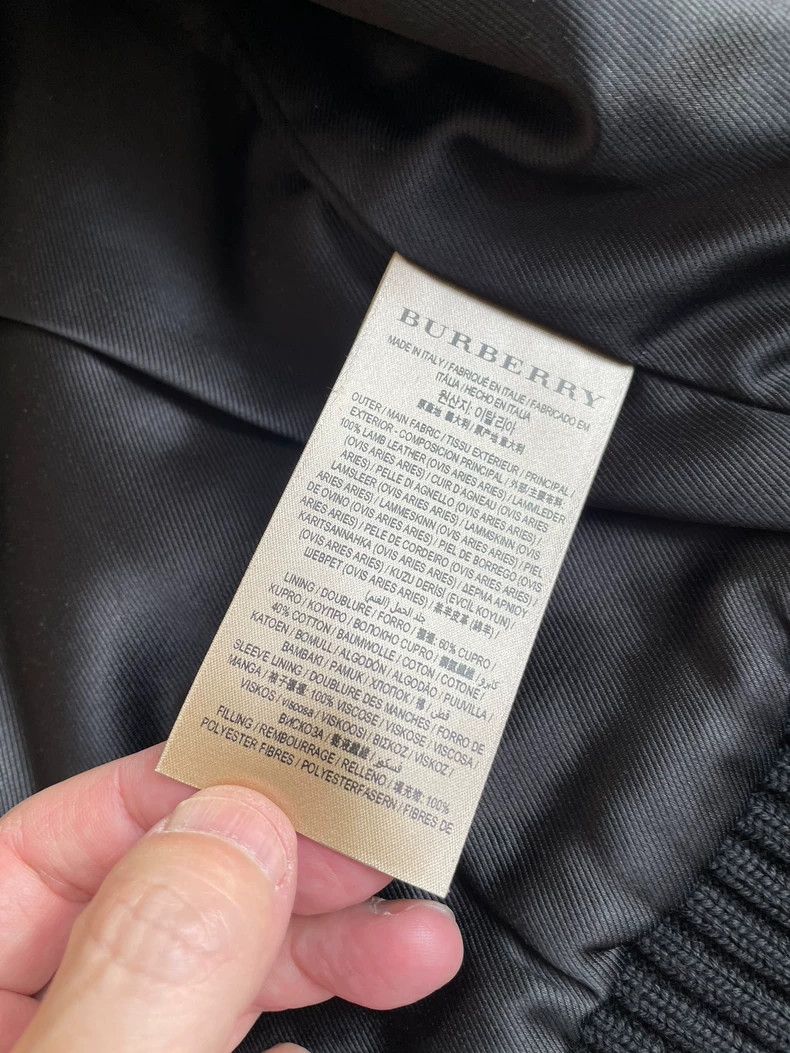 Burberry Burberry Leather Jacket for Men Size 48 Size US L / EU 52-54 / 3 - 4 Thumbnail