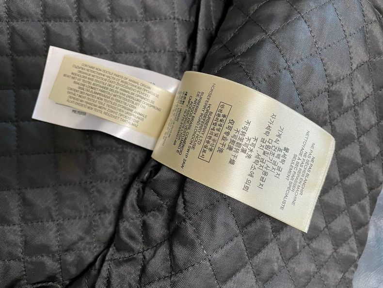 Burberry Burberry Men's Blue Leather Jacket, Size M Size US M / EU 48-50 / 2 - 5 Thumbnail