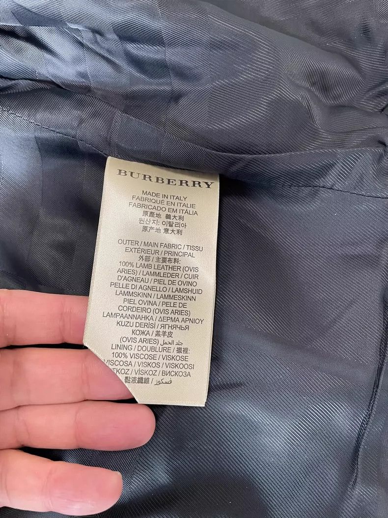 Burberry Burberry Men's Napa Leather Jacket Coat Size US M / EU 48-50 / 2 - 3 Thumbnail