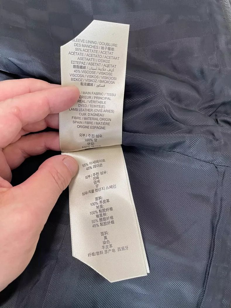 Burberry Burberry Men's Napa Leather Jacket Coat Size US M / EU 48-50 / 2 - 6 Thumbnail