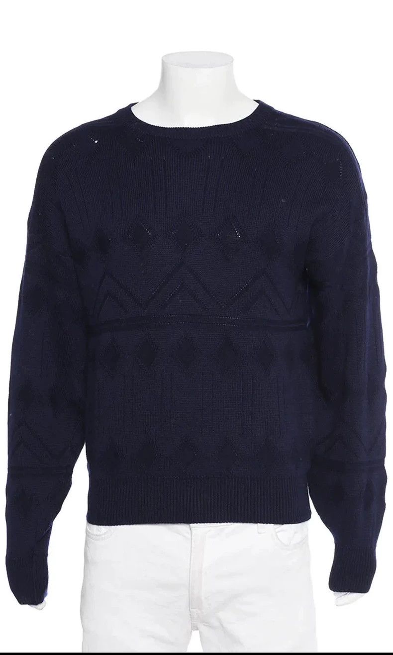 Dior Dior Men’s Sweater in Dark Blue Size M Size US M / EU 48-50 / 2 - 2 Thumbnail