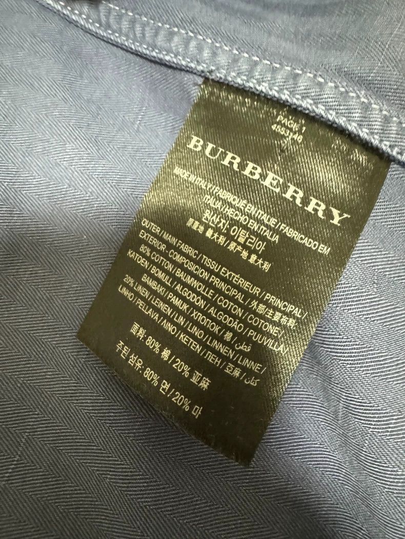 Burberry Men's Denim Jacket Size 46