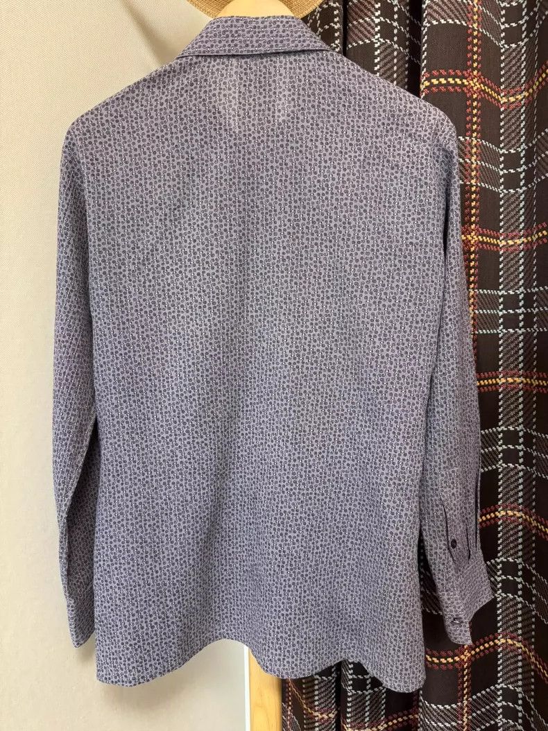 Hermes Hermes Long Sleeve Shirt in Unique Fabric Size US M / EU 48-50 / 2 - 2 Thumbnail