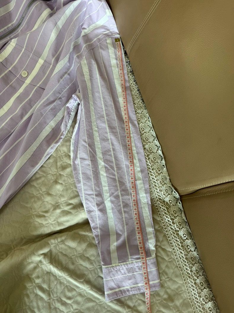 Hermes Hermes Long Sleeve Jacket Shirt with Stripes Size US L / EU 52-54 / 3 - 6 Thumbnail